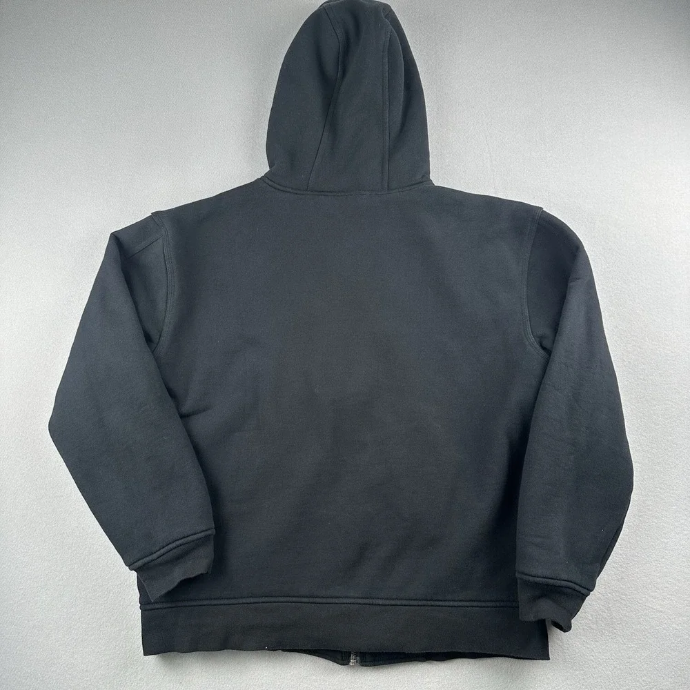 Gravel Gear Men's Hooded Insulated Coat Size Large 100%‎ Cotton Black Jacket